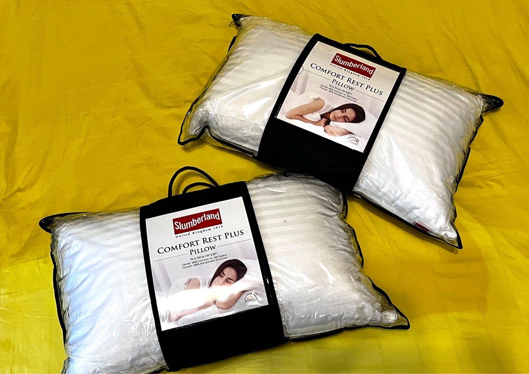 Slumberland Rest Plus Pillows, Furniture & Home Living, Bedding