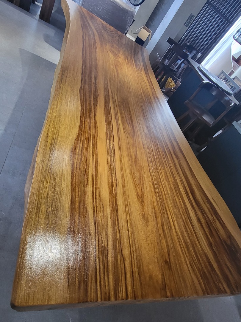 Solid wood dining table NARRA!, Furniture & Home Living, Furniture