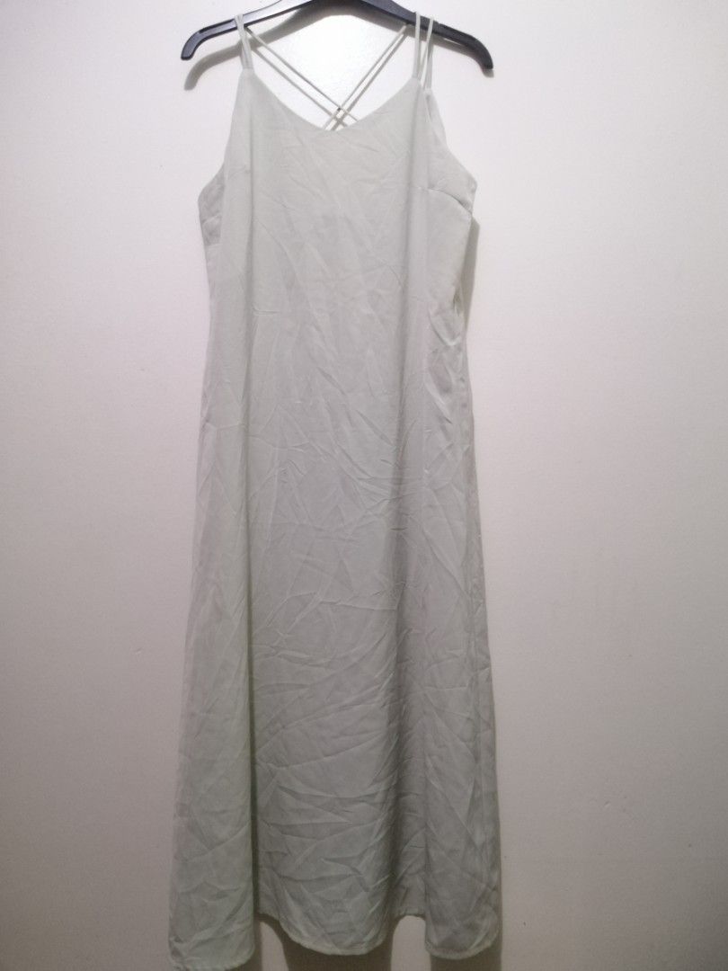 Spaghetti long dress, Women's Fashion, Dresses & Sets, Dresses on Carousell