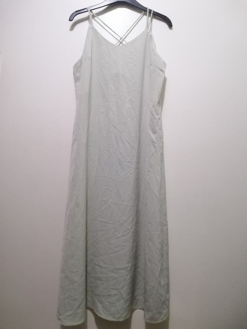 Spaghetti long dress, Women's Fashion, Dresses & Sets, Dresses on Carousell