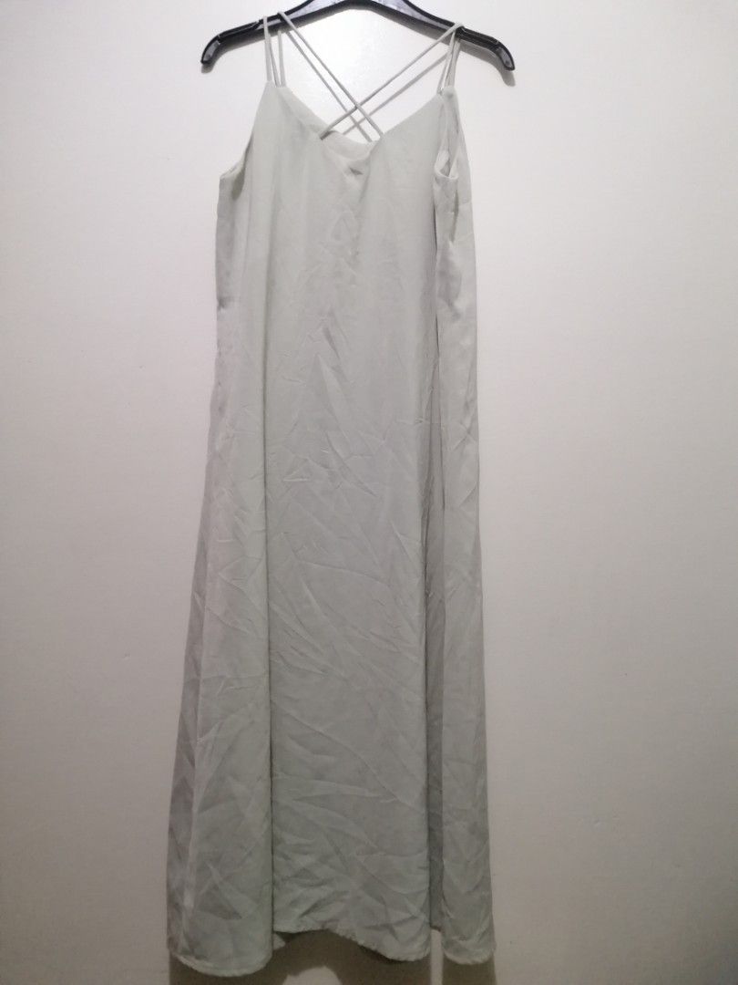 Spaghetti long dress, Women's Fashion, Dresses & Sets, Dresses on Carousell