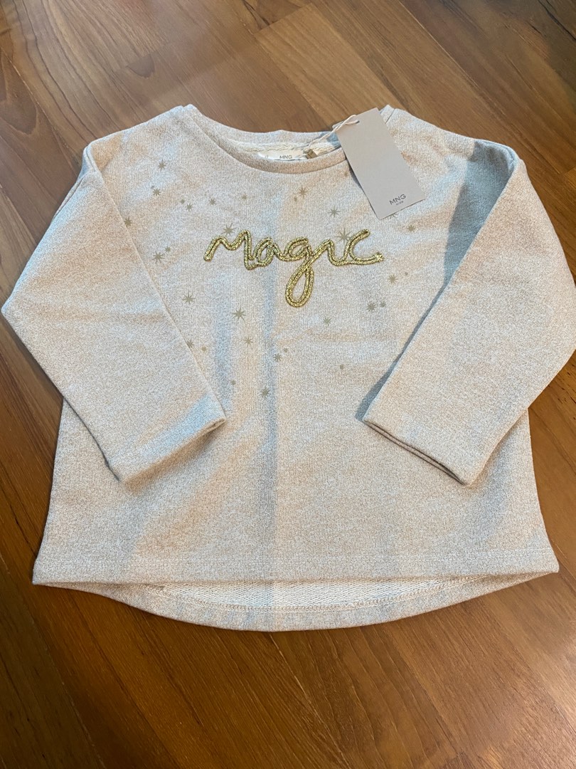 Girls gold sweater new arrivals