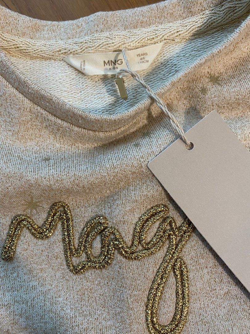 Girls gold sweater cheap
