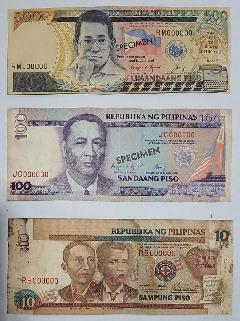 SPECIMEN Banknotes, Hobbies & Toys, Memorabilia & Collectibles