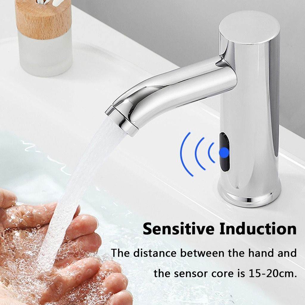Stainless Steel Bathroom Automatic Infrared Sensor Sink Touchless ...