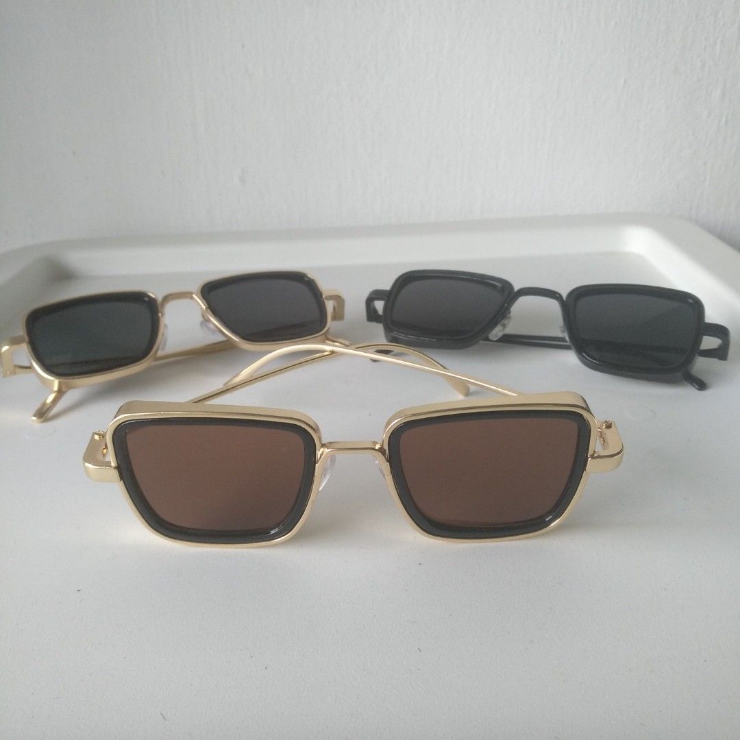 Buy FEISEDY Square Aviator Steampunk Sunglasses Men Vintage Metal Side  Shield Oversized Sun Glasses B2894 Online at desertcartIreland