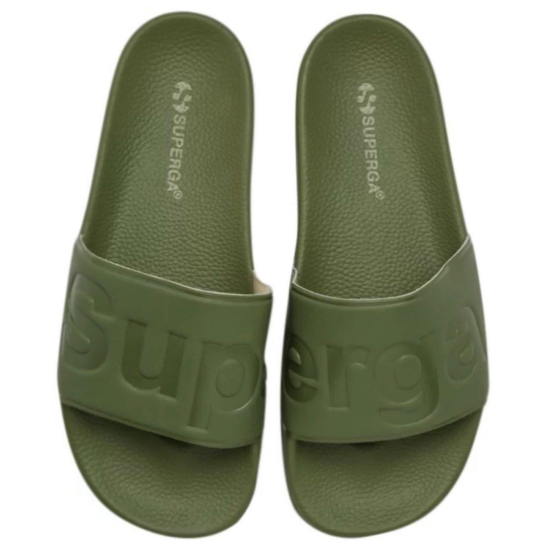 Superga Women s 1908 Puu Slides Total Green Cap Olive Men s