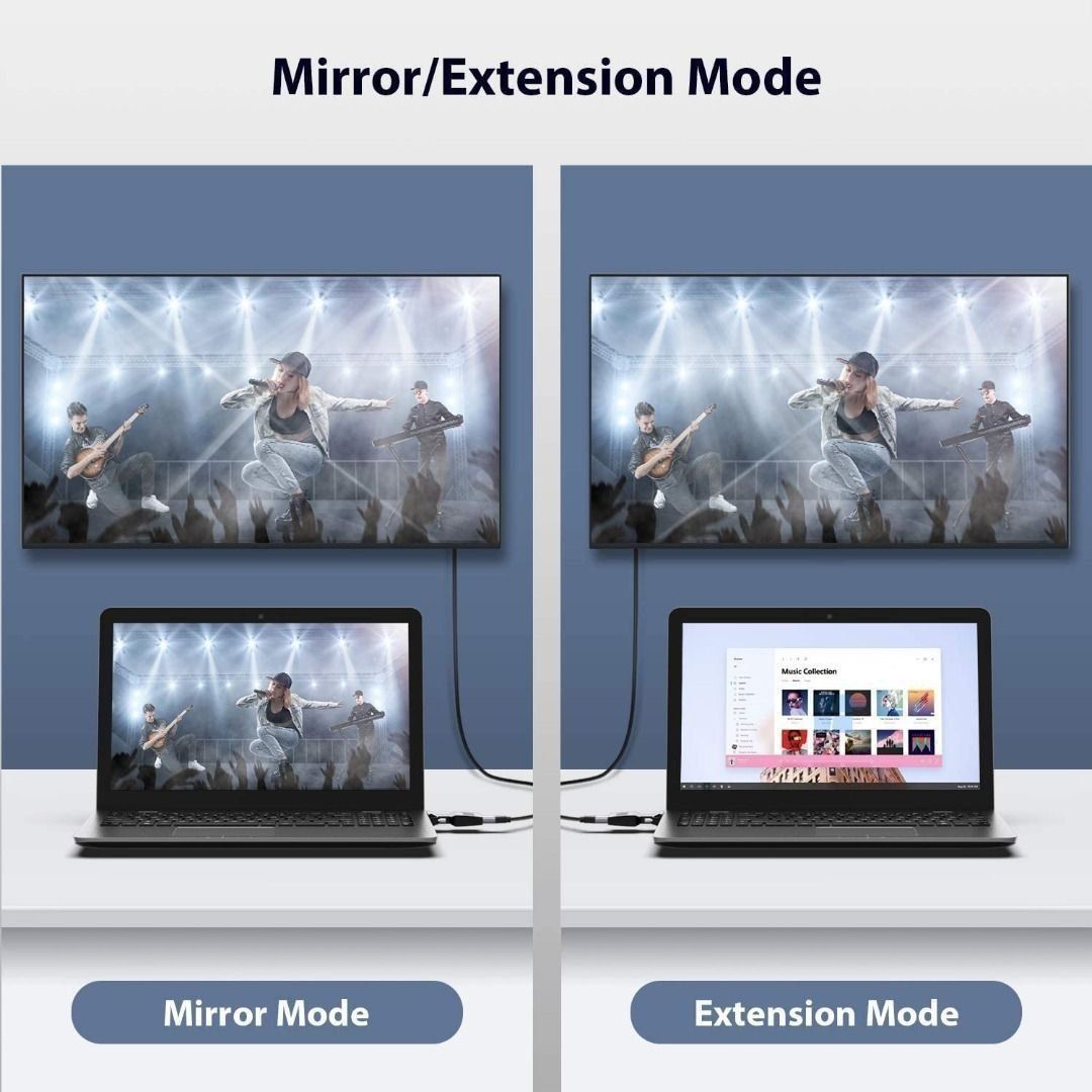 T234 VGA to HDMI Adapter, QGeeM VGA to HDMI Adapter with Audio/1080p