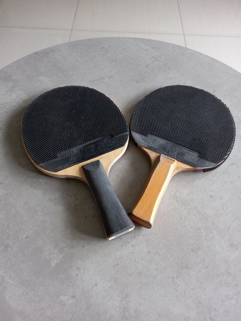 Table tennis bat (long pimple), Sports Equipment, Sports & Games