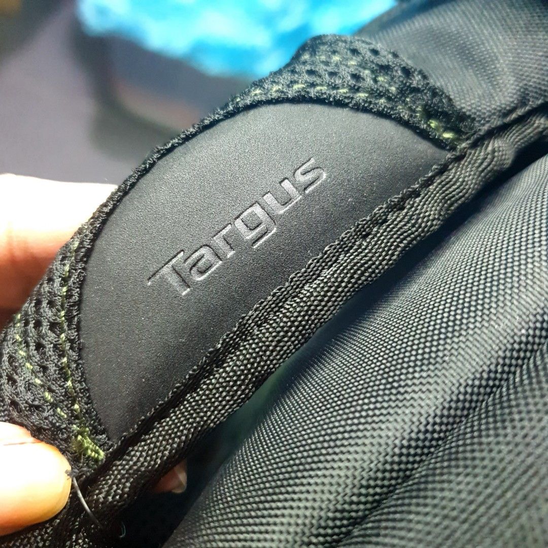 Targus Laptop Bag - 17" Spruce EcoSmart® Checkpoint-Friendly Backpack (Category: Laptops & Notebooks) located in Valenzuela. Submitted by roxie018 (Listing ID 1197707677, Image 2). Description: Orig Price - PHP Overview: A perfect blend of style and storage, the Spruce™ EcoSmart® Checkpoint-Friendly Backpack is designed to protect laptops up to 17" in size with its SafePort® Sling drop protection. Eco-friendly to its core, it’s constructed from 2