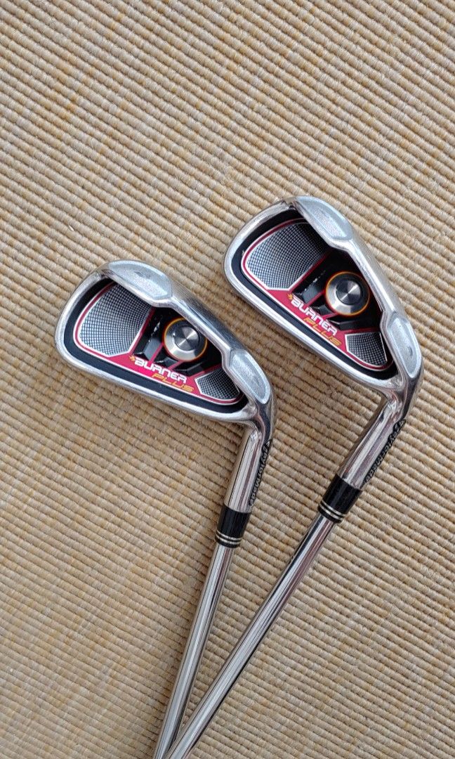 Set De Fers De Golf TaylorMade Burner Plus 5-9,P - Gaucher - Flex R - Occasion