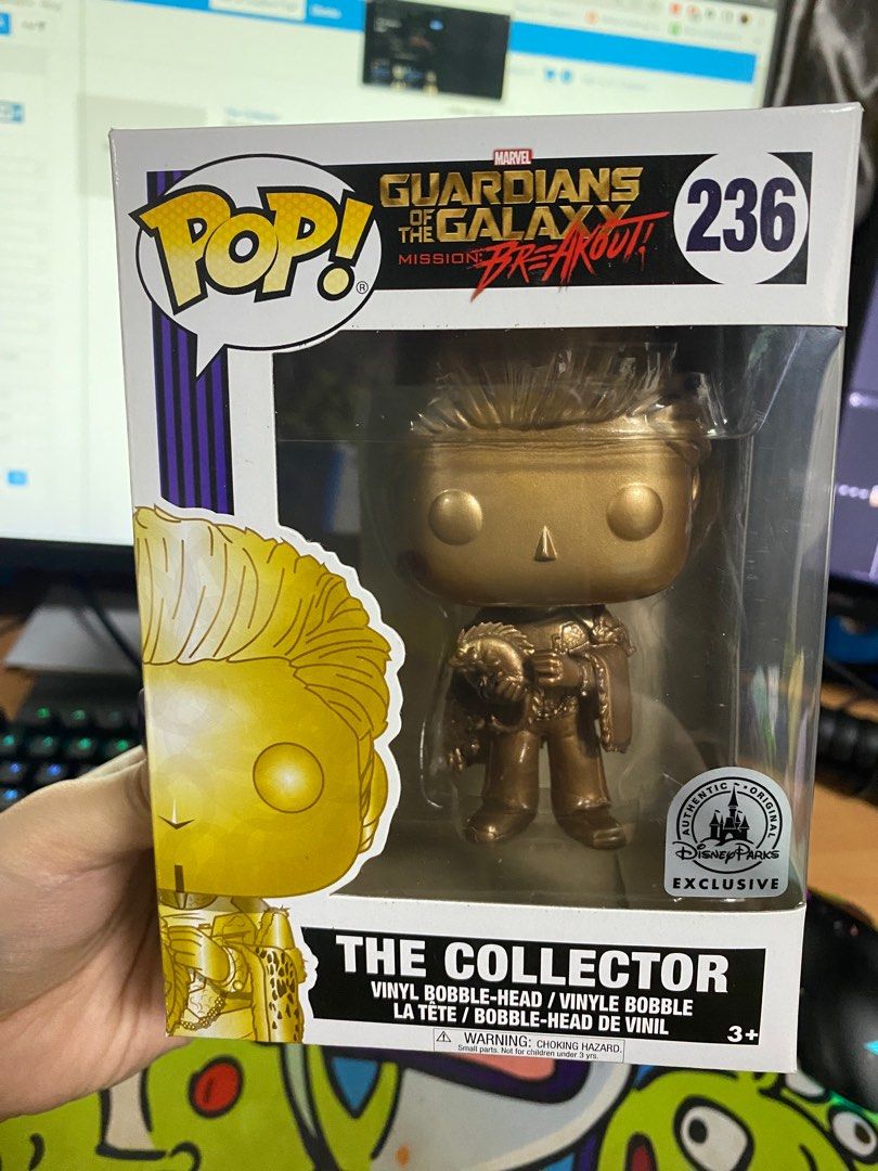 The Collector Gold Funko Pop Marvel Guardians Of The Galaxy