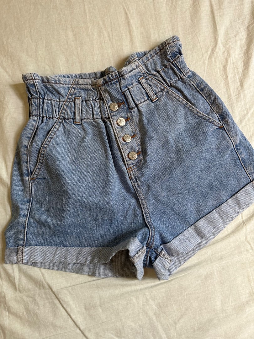 Topshop sales paperbag shorts