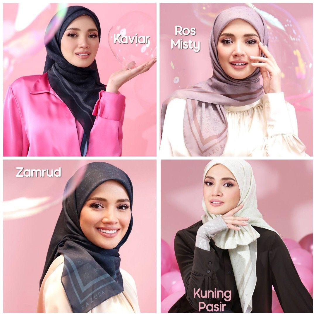 TUDUNG FAZURA SOFT PINK