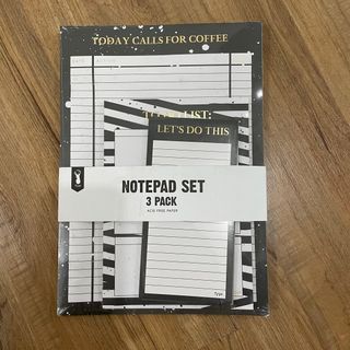 Typo notepad set 3 pack