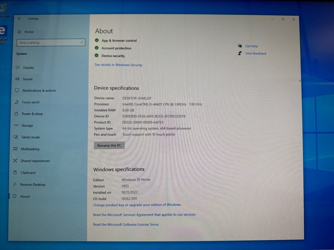 Used HP Beats Special Edition 23-n012 All-in-One Desktop PC, Computers ...