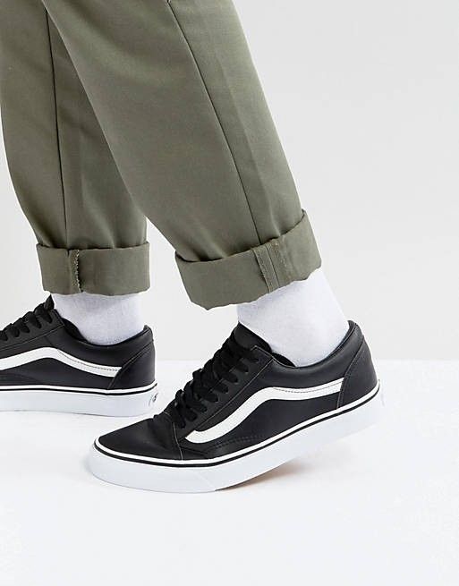 vans old skool leather