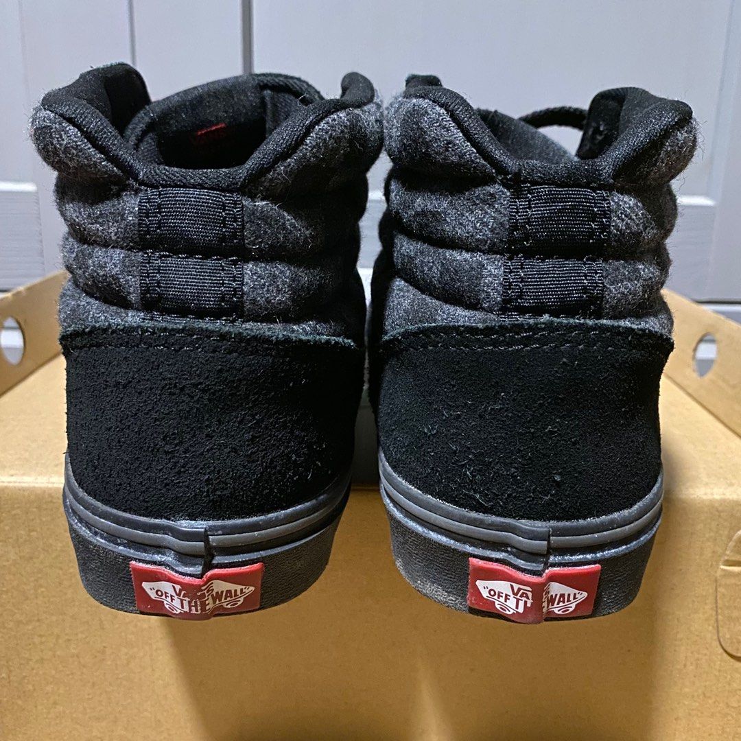 Vans ward hi checkerboard men's skate shoes on sale