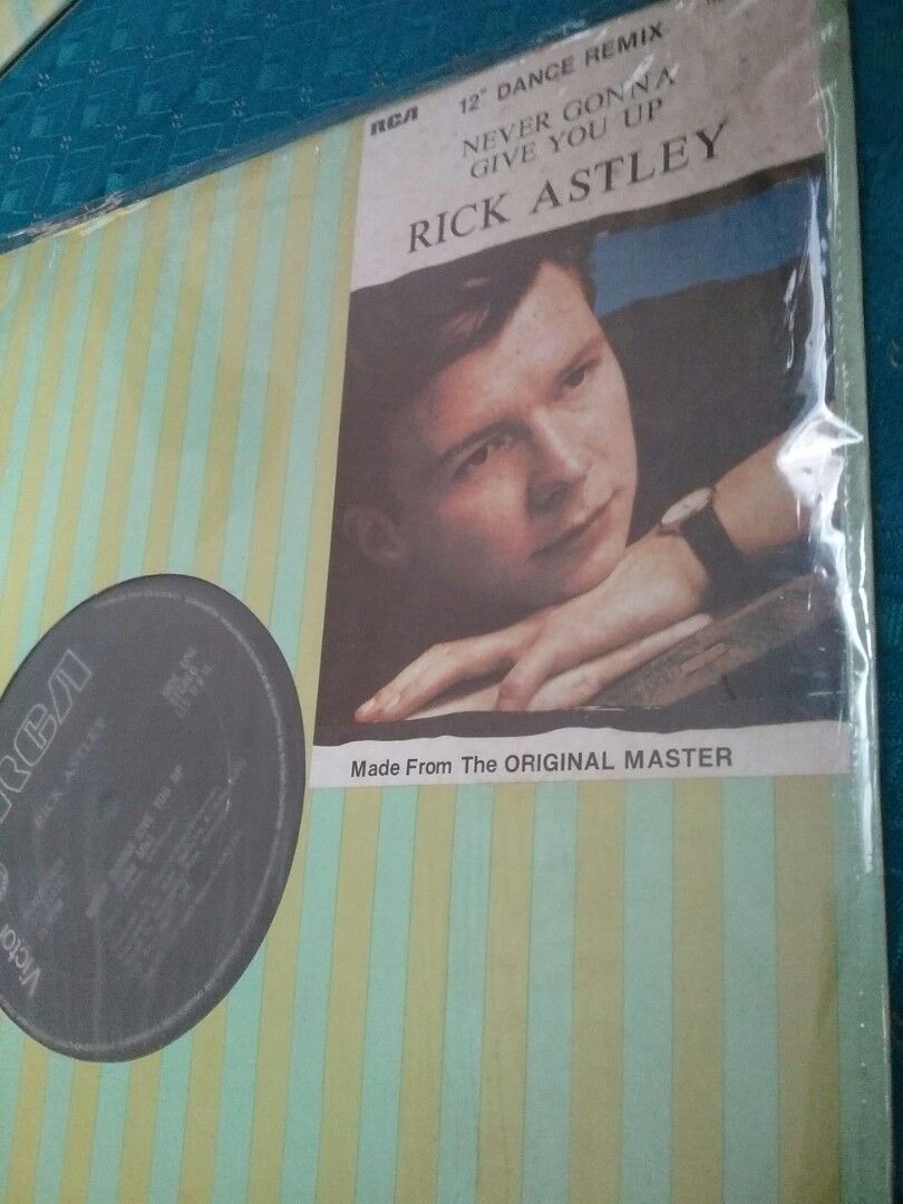 VINYL 12" RICK ASTLEY- REMIX/EXTENDED Version (Category: Vinyls) located in Marikina City. Submitted by morningsunrays (Listing ID 1197549091, Image 3). Description: RICK ASTLEY'S Vinyl Remix/Extended play. P1,200 each All are in Very Good!Excellent condition Please see attached pictures Del/Shipping charge to buyer..