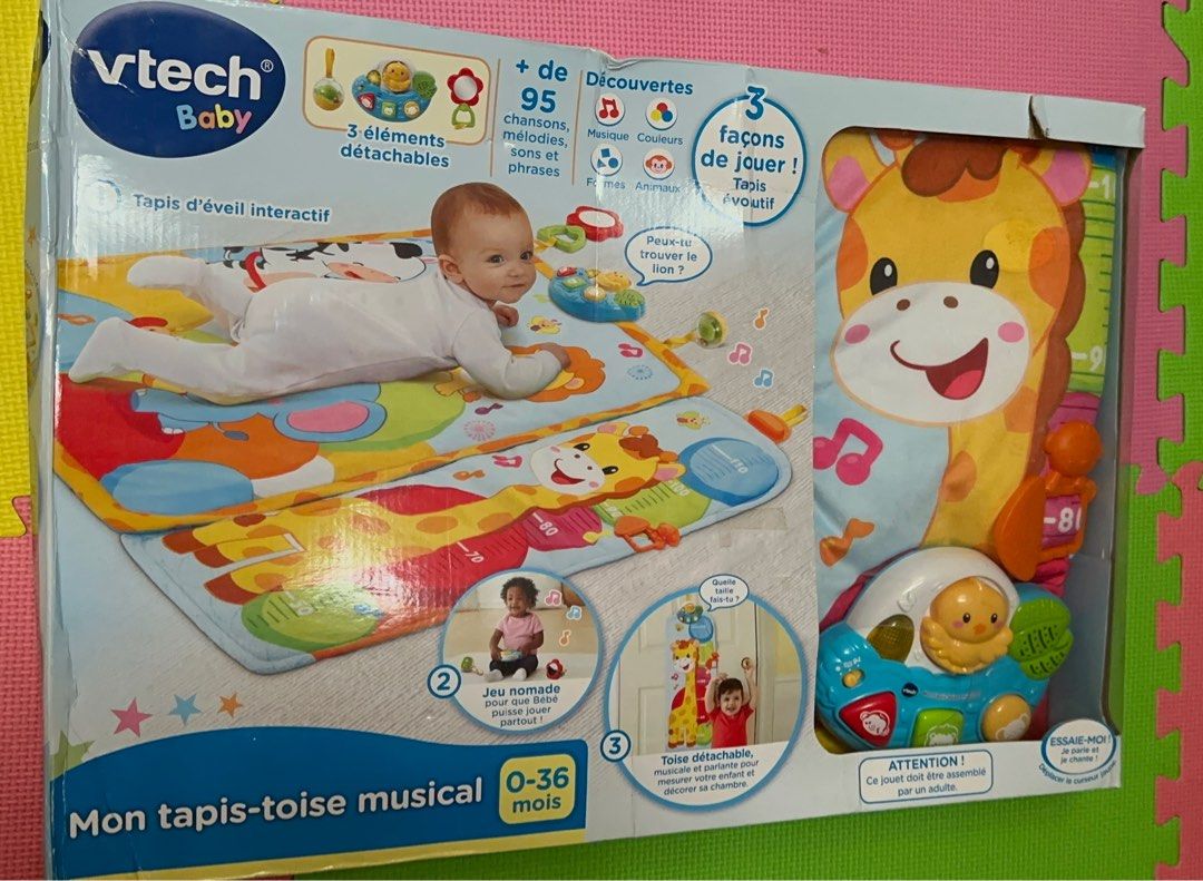Vtech Baby Giggle and Grow Jungle Playmat