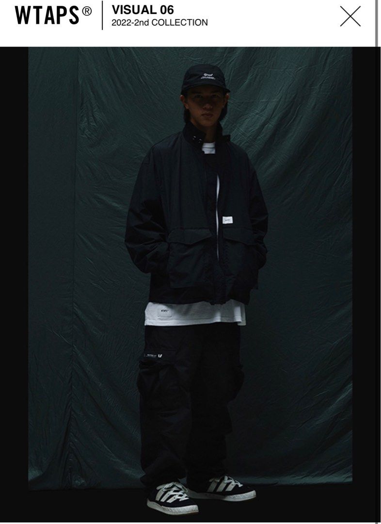 WTAPS 22AW JFW-05 / JACKET / NYLON. TAFFETA - NAVY Size S 有單