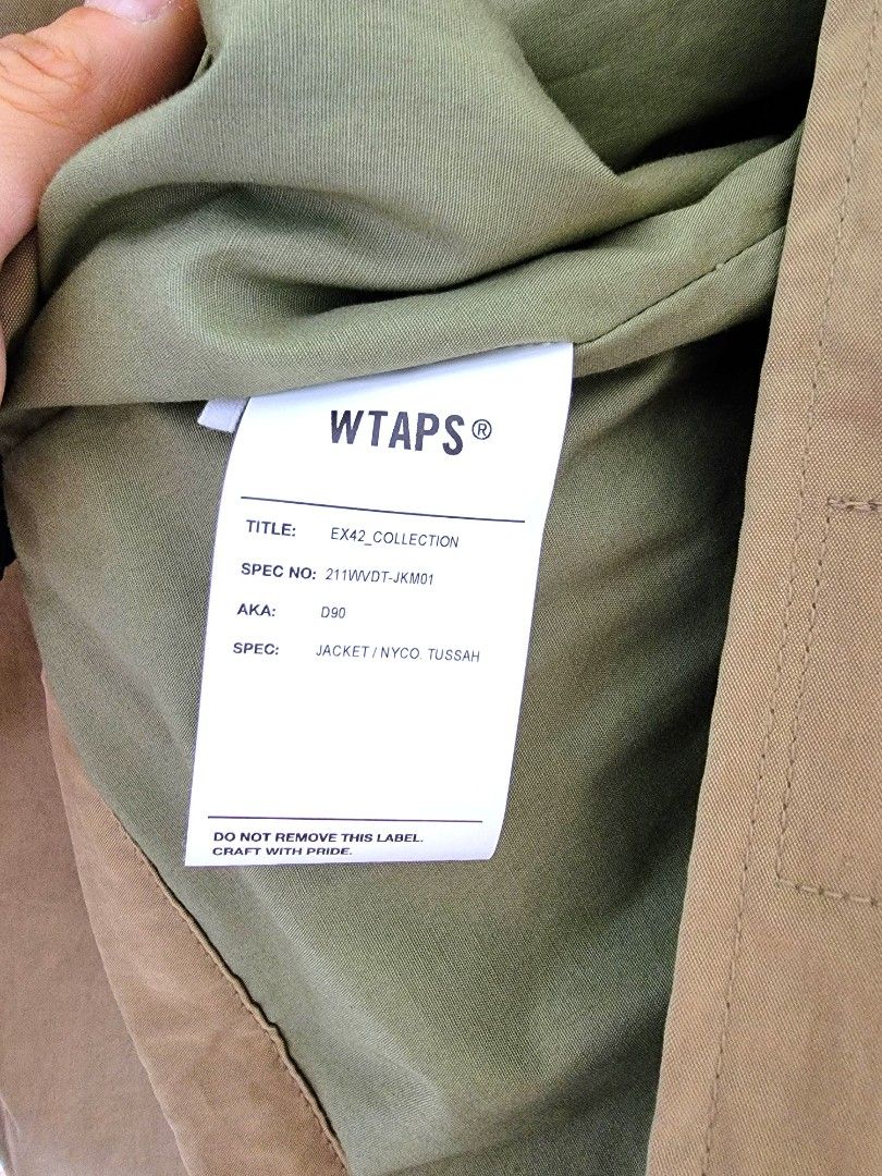 WTAPS D90 JACKET NYCO TUSSAH, 男裝, 外套及戶外衣服- Carousell