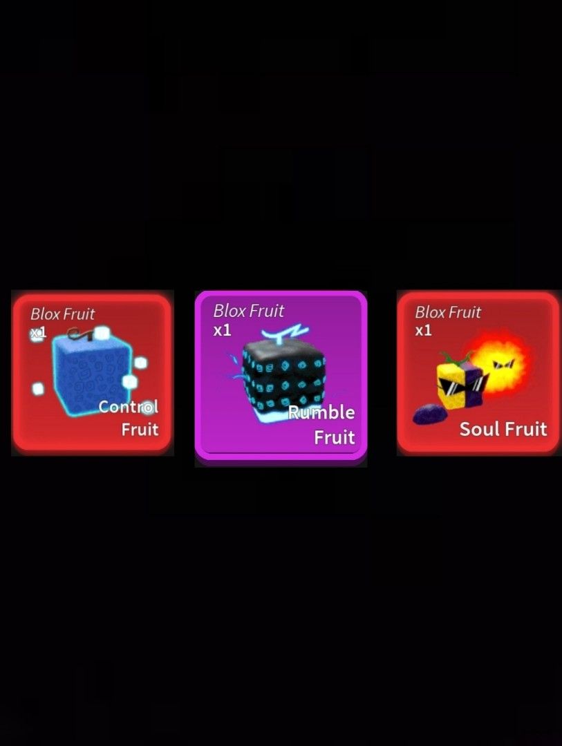 WTT. Control, spirit and Gravity devil fruits for leopard devil fruit(blox  fruits), Video Gaming, Gaming Accessories, In-Game Products on Carousell