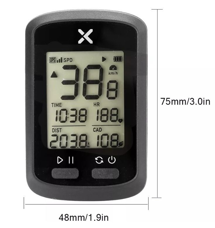 XOSS Bike Computer G+ Wireless GPS Speedometer Waterproof Road Bike