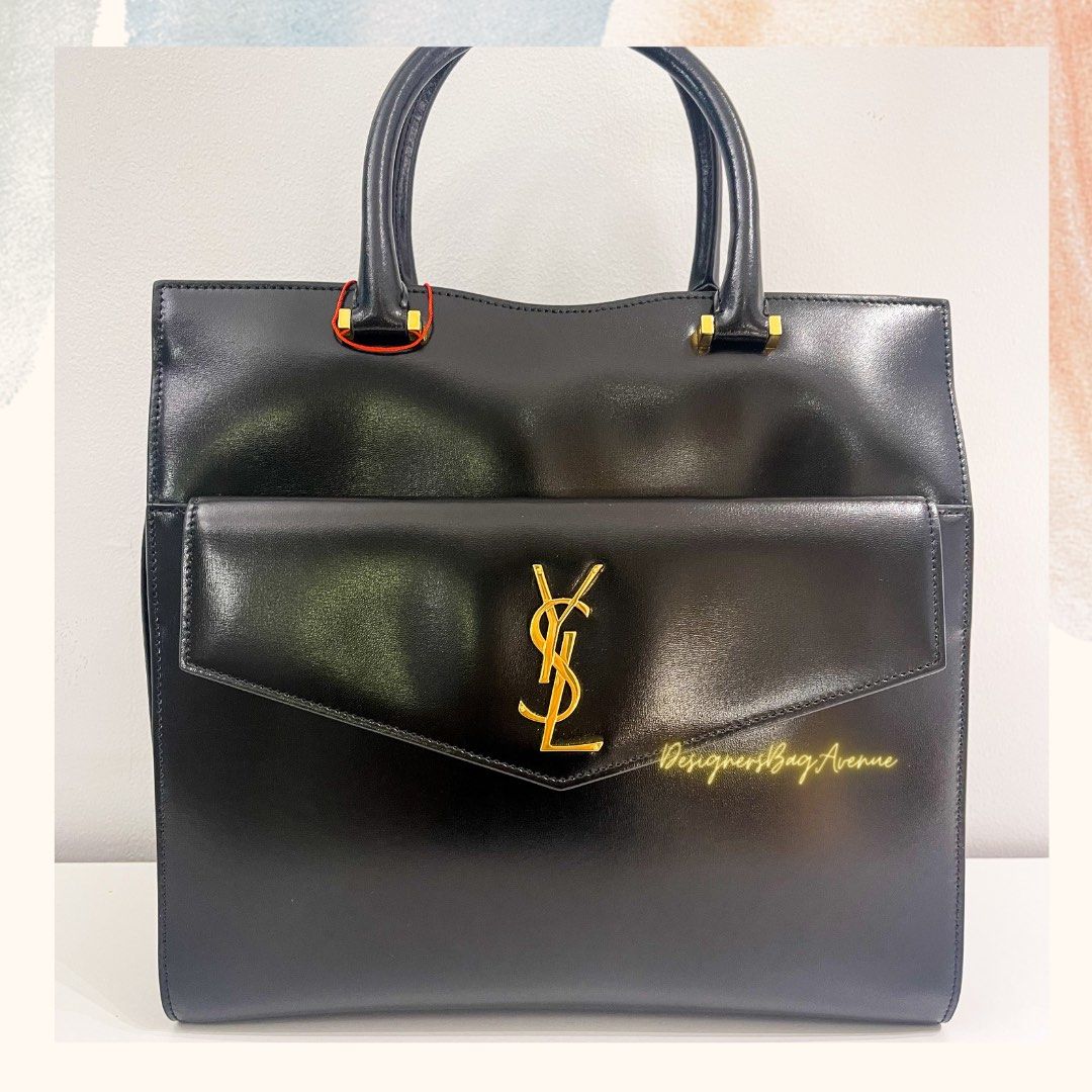YSL Uptown Tote Bag Large Black Luxury Bags Wallets on Carousell