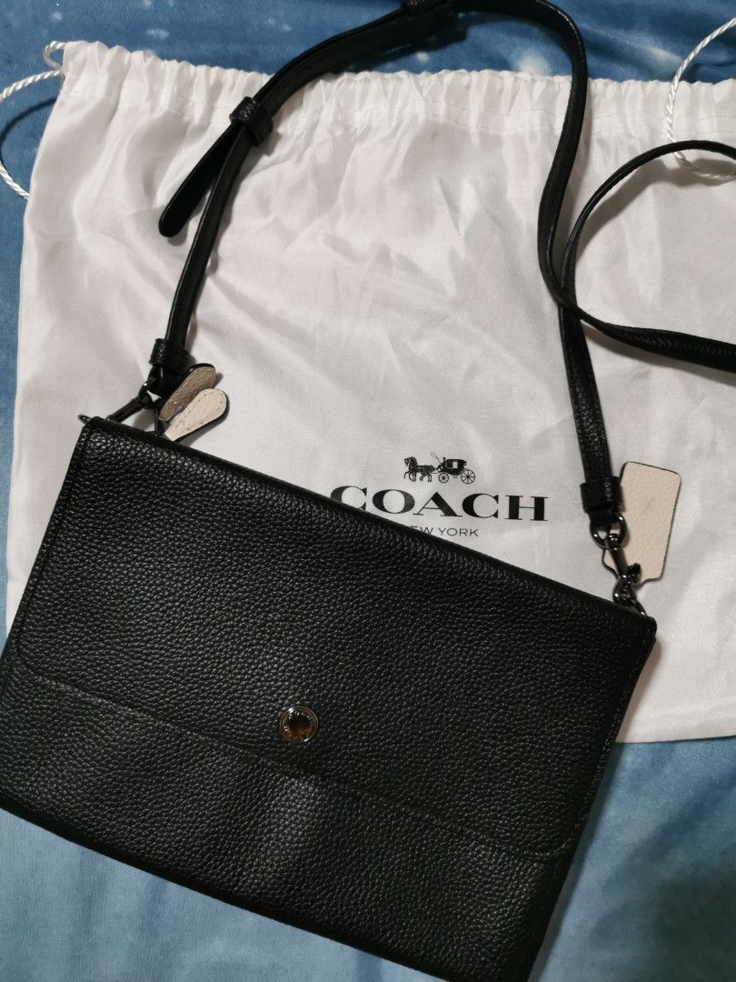 100 Authentic Coach colourblock Triple compartment crossbody Women s Fashion Bags Wallets Cross body Bags on Carousell
