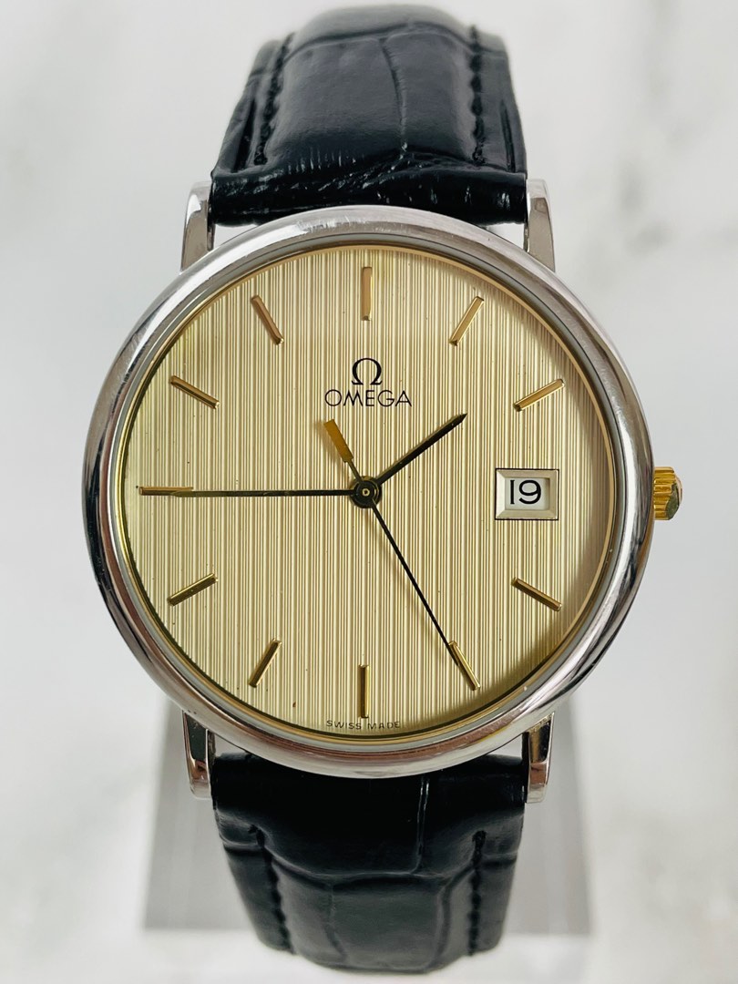 211261 Omega De Ville Vintage Men s Quartz Watch Ref 196.0312.1