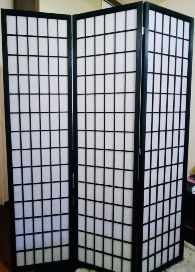 3 Panel Divider with Stand, Furniture & Home Living, Home Decor, Other