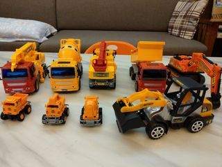 全新9入工程車系列玩具車