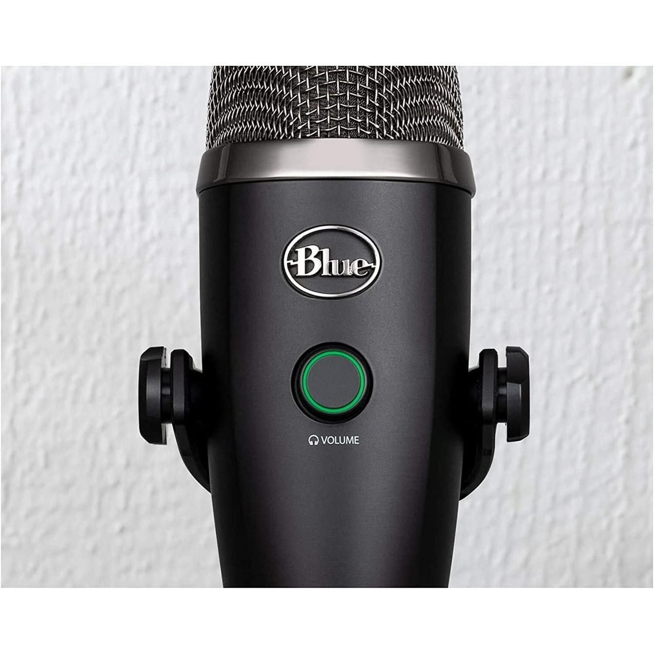 Microfono Blue Yeti USB con Filtro Knox Gear Pop -Plateado