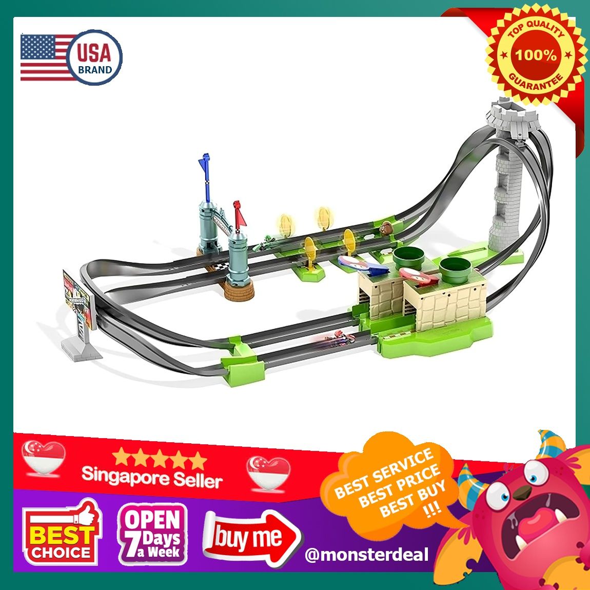 Hot Wheels Mario Kart Circuit Lite Track Set Everything Else on Carousell