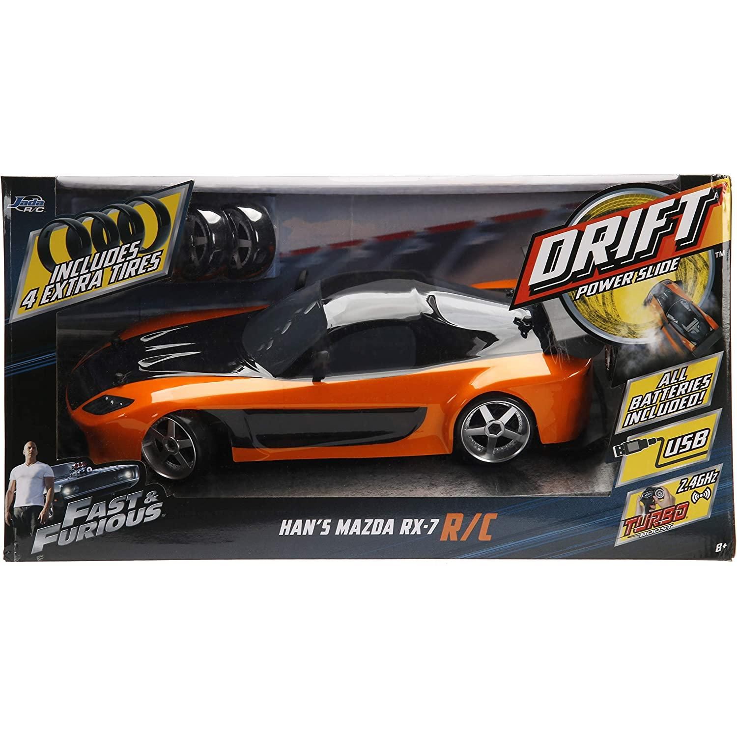 Buy Jada toys - fast and furious 1:10 drift r/c - mazda rx-7