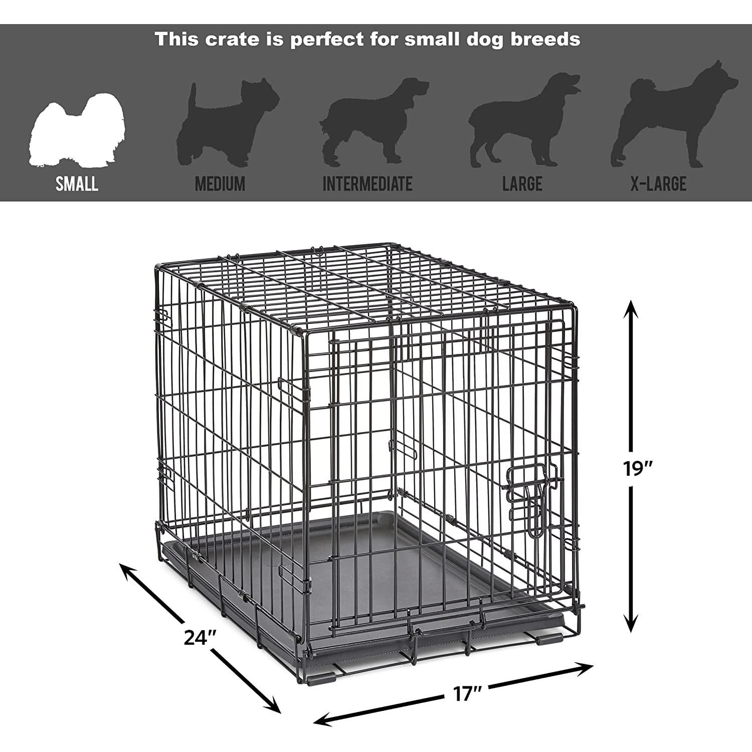 24 dog crate online dimensions