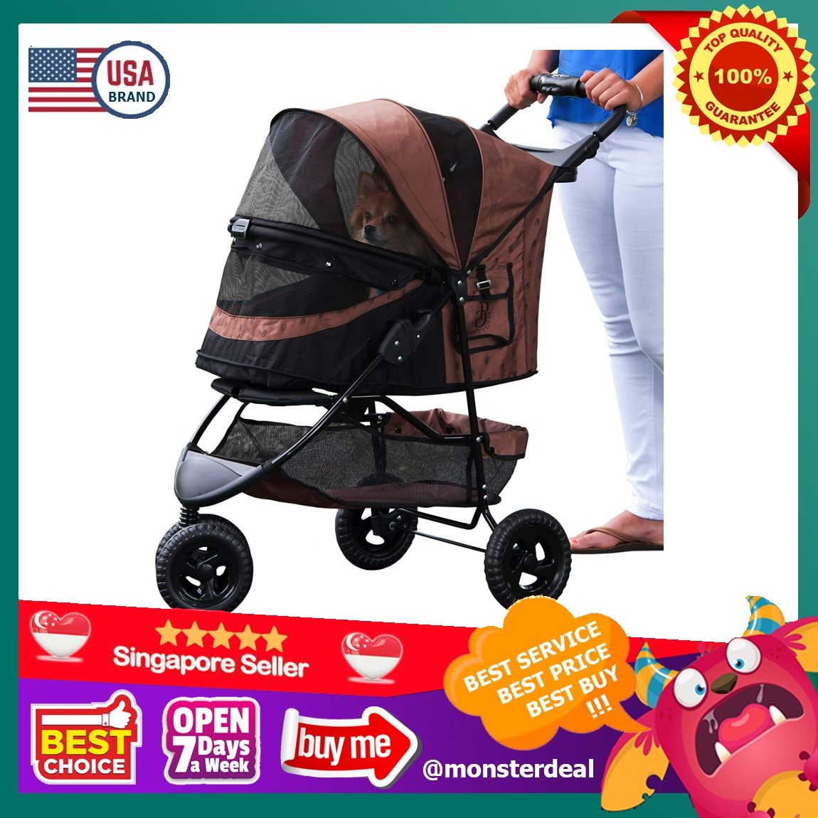 Pet gear no zip special edition pet stroller on sale