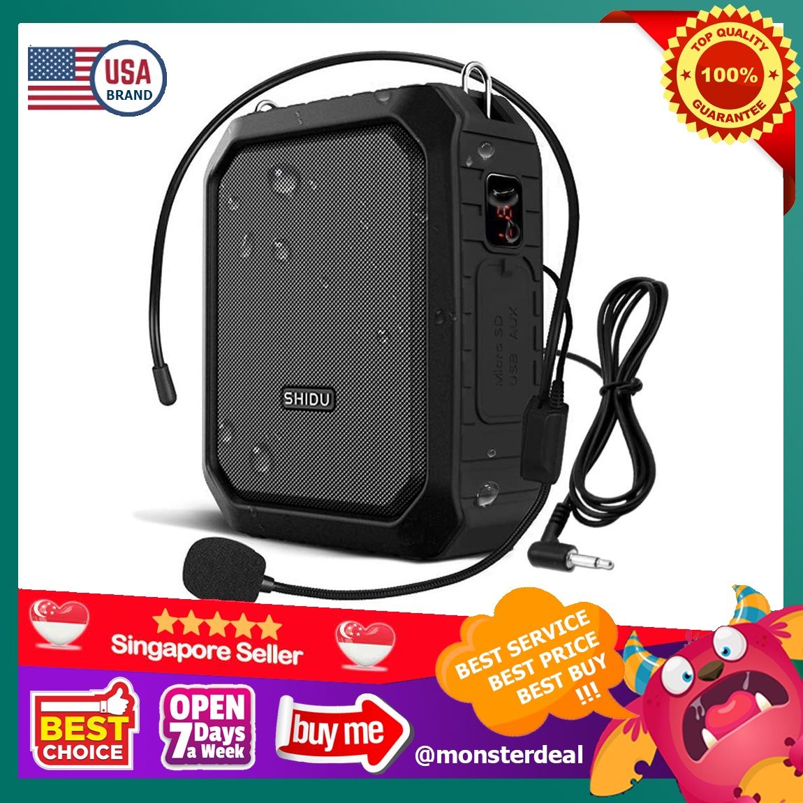 Shidu bluetooth voice amplifier best sale