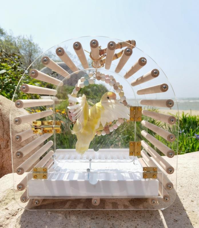 Acrylic Bird Carrier, Pet Supplies, Homes & Other Pet Accessories on