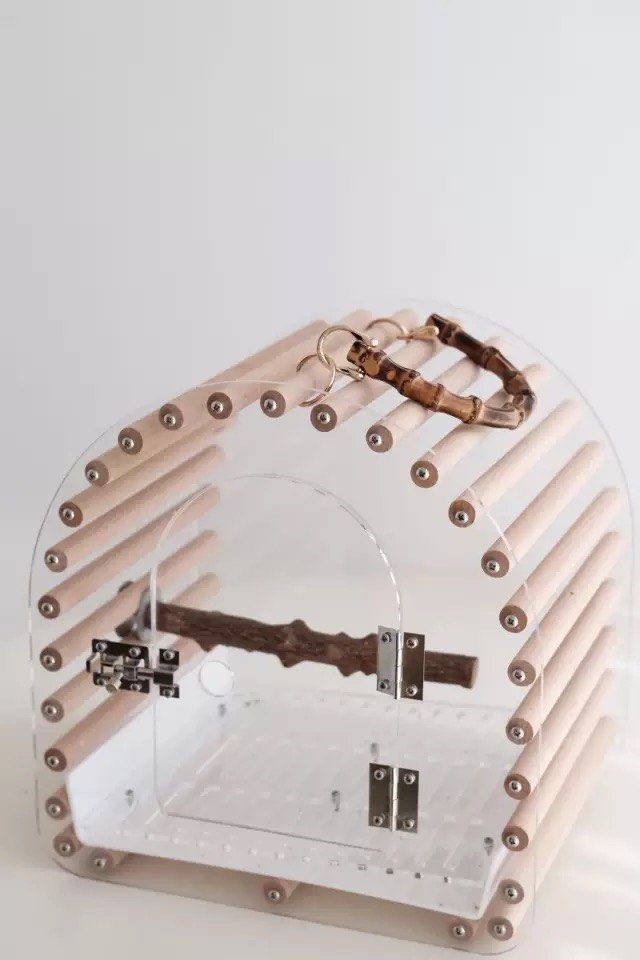 Acrylic Bird Carrier, Pet Supplies, Homes & Other Pet Accessories on