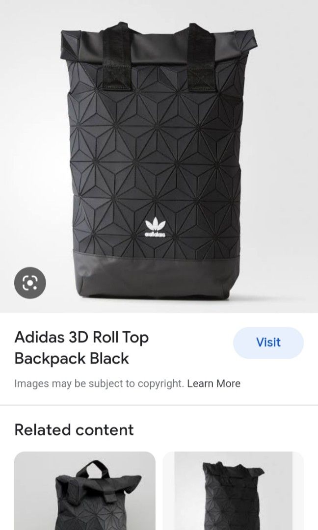 Adidas 3d online backpack black