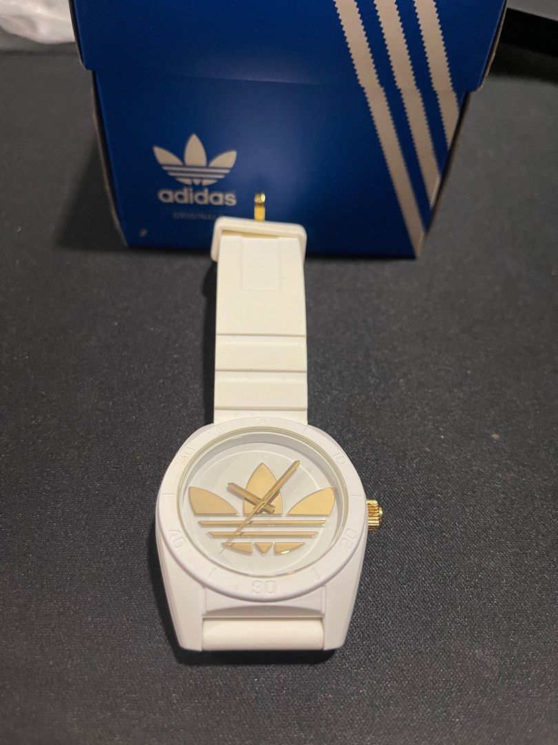 Adidas White Gold watch Women s Fashion Watches Accessories