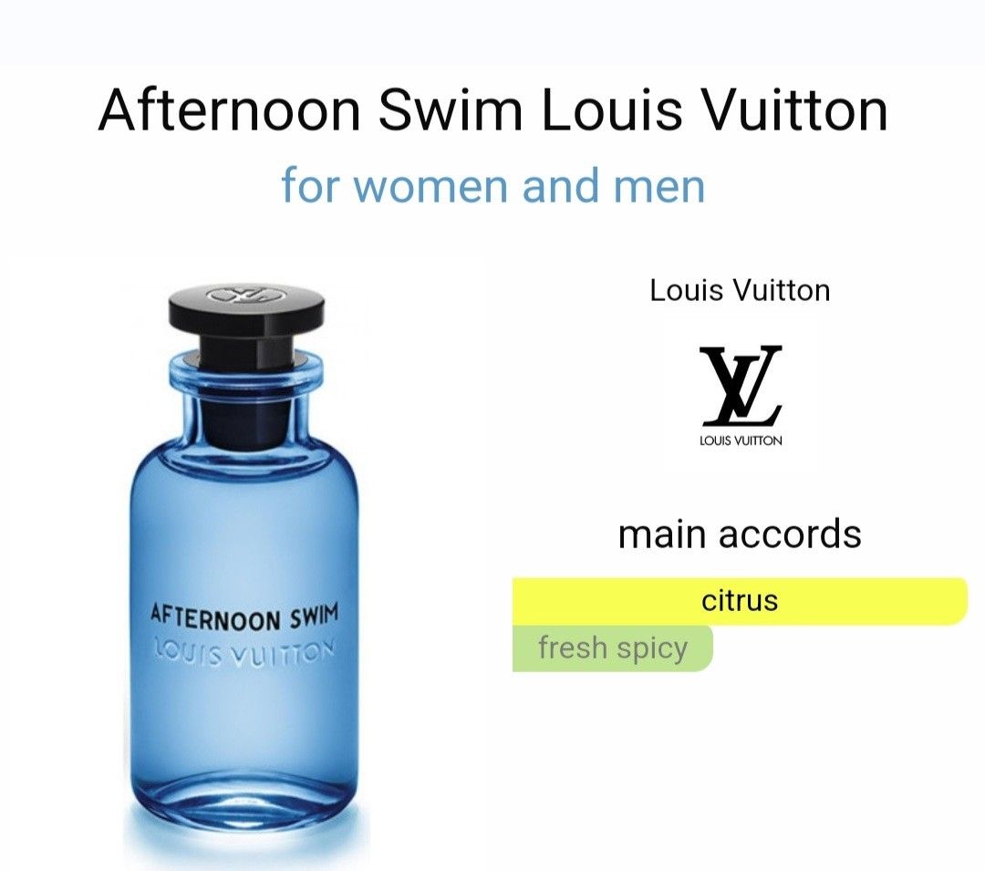 Afternoon Swim EDT by Louis Vuitton - 100ml Spray, 美容＆化妝品
