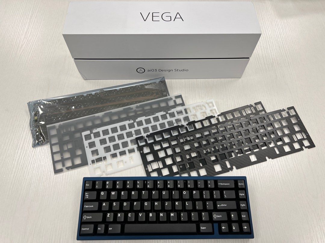 Ai03 Vega 65% Keyboard Kit in Navy with Extras, 電腦＆科技, 電腦 