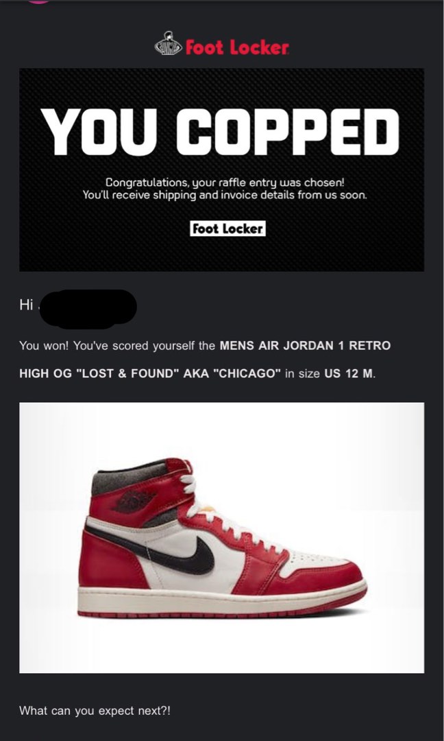 foot locker jordan 1 high og