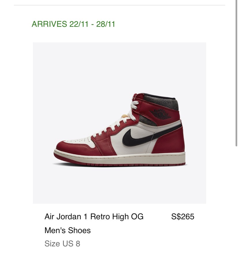 Air jordan 1 discount mens size 8