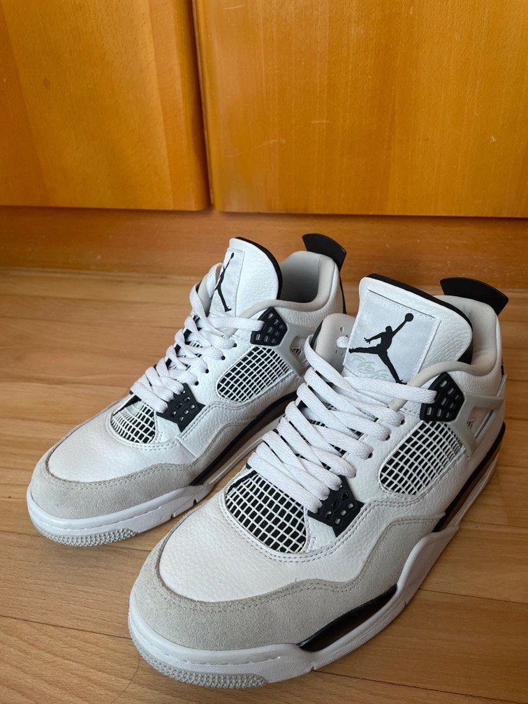 REP Air Jordan 4 Millitary Black, Men's Fashion, Footwear, Sneakers on ...