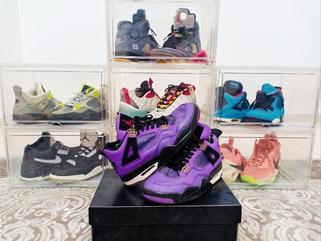 Jordan travis scott on sale purple