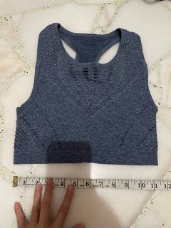 Alo blue crop top